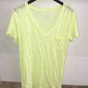 Neon yellow tshirt